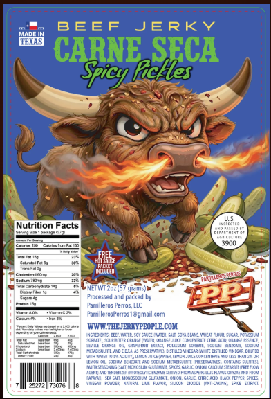 Spicy Pickles Beef Jerky